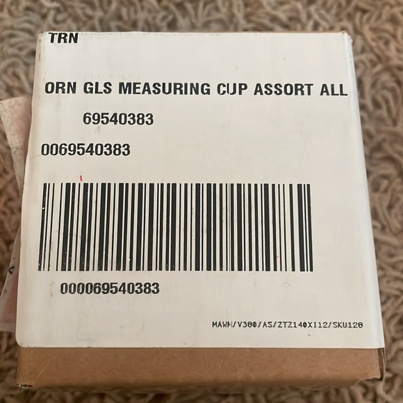 Anthropologie Holiday AnthroLiving Home Christmas Measuring Cup Glass Ornament - Picture 4 of 6